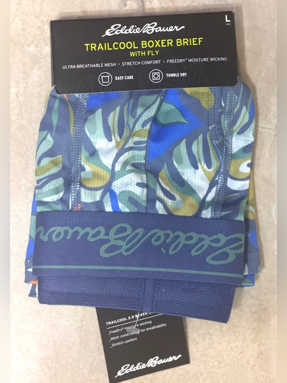 Eddie Bauer Men's Trailcool 2.0 Boxer Briefs